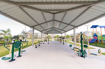 Outdoor fitness center